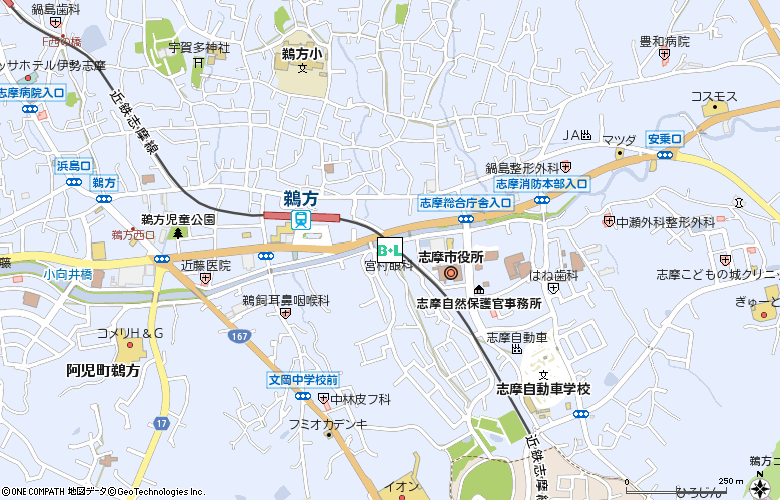有限会社　志摩コンタクトレンズセンター付近の地図